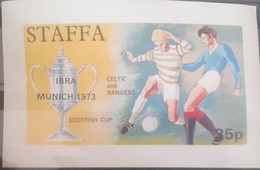 Soccer,scotish Cup Celtic And Rangers , With Surcharges IBRA Munich 1973, BF, Imperfect, Mnh - Famous Clubs