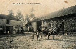 Villecresnes * Un Intérieur De Ferme * Scène Agricole Agriculture - Villecresnes