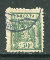 POLOGNE- Y&T N°166- Oblitéré - Used Stamps