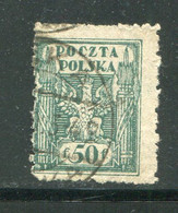 POLOGNE- Y&T N°166- Oblitéré - Used Stamps