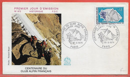 MONTAGNES FRANCE FDC DE 1974 - Autres & Non Classés