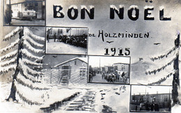 MILITARIA - BON NOEL De HOLZMINDEN (1915)  Lager Holzminden - Baracke 61 - Kriegs-gefangenen-sendung - Holzminden