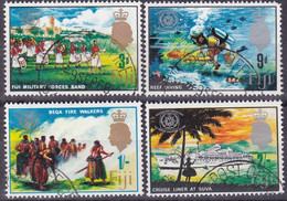 Fiji, 1967,  201/04, Used Oo, Tourismus - Fiji (1970-...)