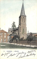 Waremme - L'Eglise (Photo Bertels, Libraire J Belles 1911 Colorisée Linge Draps) - Borgworm