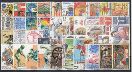 ESPAÑA 1984 Nº 2732/2777 AÑO COMPLETO USADO 40 SELLOS,1 HB - Années Complètes