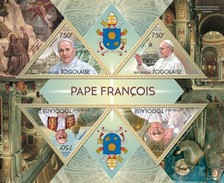 TOGO 2013 SHEET POPE FRANCIS PAPA FRANÇOIS PAPA FRANCISCO RELIGION Tg13403a - Togo (1960-...)