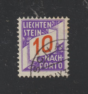 14 De 1935-36  -  LIECHTENSTEIN -  TAXE  -  Oblitéré  -  Voir Les 2 Scannes - Taxe