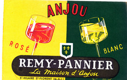 BU 1963 /   BUVARD-   ROSE  BLANC  ANJOU  REMY-PANNIER (20,50 Cm X 13,50 Cm) - Liqueur & Bière