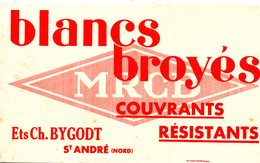 BU 1996 /   BUVARD-   BLANCS BROYES  ETS CH. BYGODT ST ANDRE  NORD    (20,50 Cm X 12,50 Cm) - Farben & Lacke