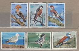 CYPRUS 1969 Fauna Birds Mi 322-327 MNH(**) #25611 - Sin Clasificación