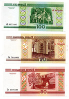 Belarus / Lot De 3 Billets  / UNC - Bielorussia