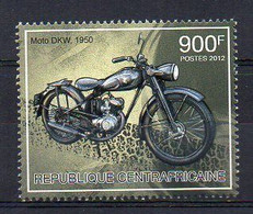 DKW 1950 - Motorcycle Stamp (Central Africa 2012) - MNH (1W2058) - Motorbikes