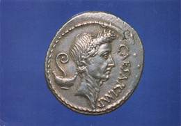 PIE-20-MM-1331 : MONNAIE ROMAINE AVEC LE PORTRAIT DE JULES CESAR. - Monnaies (représentations)