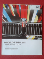 CATÁLOGO CATALOGUE REVISTA MODELOS BMW 2011 COCHES CAR CARS VOITURES AUTOS MOTOR...Y ALGUNAS MOTOS..EN ESPAÑOL VER FOTOS - Práctico