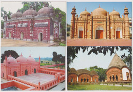 Delcampe - Bangladsh 2010 Commercial Use Complete Set Of 30 Postcard By Govt Archeological Relics RARE Limited Print Mosque Nature - Bangladesch