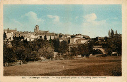 Montaigu * Vue Générale Prise Du Faubourg St Nicolas - Montaigu