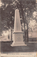 Thème: Monuments Aux Morts  Ou Lanterne Des Morts Ou Combattants 1870  : La Flèche  72      - 2 - (voir Scan) - Monumenten