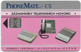 Czechoslovakia - CSFR - PhoneMate - 1992, SC5, Cn.C2B140735 Red, 150Units, 50.000ex, Used - Tchécoslovaquie