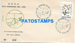145426 ARGENTINA VILLA ADELINA COVER CANCEL JAMBOREE DEL AIRE YEAR 1986 SCOUTS NO POSTCARD - Lettres & Documents
