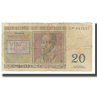 Billet, Belgique, 20 Francs, 1956, 1956-04-03, KM:132a, TB - Sonstige & Ohne Zuordnung