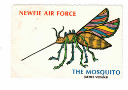 Newfie Air Force, The Mosquito, Exaggeration, 1986 4X6 Chrome Postcard - Other & Unclassified