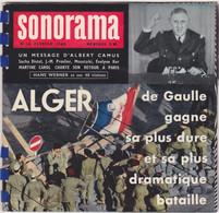 SONORAMA  N°16   Février 1960   De Gaulle  Dos Brigitte Bardot - Formats Spéciaux