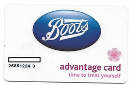 Carte à Puce Boots Chemist, U.K. Advantage Card, # Varios-5b - Andere & Zonder Classificatie