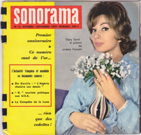 SONORAMA  N°12 Octobre Novembre 1959  Dany Saval - Formats Spéciaux