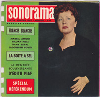 SONORAMA  N°26  Janvier 1961 Edith Piaf - Formats Spéciaux