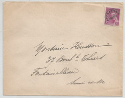 N° 78 ( = N° 410 , Type Mercure 20c Lilas) Sur LSC Vers Fontainebleau - 1893-1947