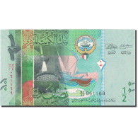 Billet, Kuwait, 1/2 Dinar, NEUF - Koweït