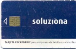 Carte â Puce Pour Distributeur Automatique,Soluziona, Espagne # Varios-79 - Sonstige & Ohne Zuordnung
