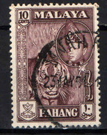 PAHANG - 1957 - TIGRE - TIGER - USATO - Pahang