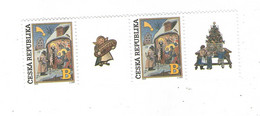 Year 2020 - Christmas, 2 Same Stamps With 2 Different Cupons, MNH - Nuovi