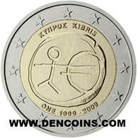 2 Euro CHIPRE 2009 UEM EMU - CYPRUS - NUEVA - SIN CIRCULAR - NEW 2€ - Zypern