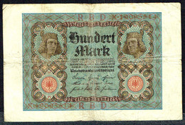 ALLEMAGNE - Reichbanknote - Hundert Mark - 100 Mark - Usagé - Used - X - N° 19005514 - Année / Year 1920. - 100 Mark