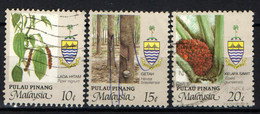 PENANG - 1986 - PRODUZIONE AGRICOLA LOCALE E STEMMA - USATI - Penang