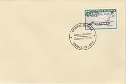 Guernsey - Alderney 1971 Postal Strike Cover To Malta Bearing Heron 1s6d Overprinted Europa 1965 - Non Classés