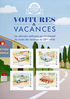 COLLECTOR De 2020 De 4 Timbres Adhésifs "Véhicules Mythiques Des Vacances à La Campagne - ID Timbre LETTRE VERTE 20 G" - Collectors