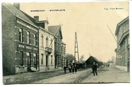 CPA - Carte Postale - Belgique - Waarschoot - Statieplaats - 1907 (BR14349) - Lovendegem