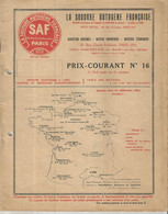 Publicité , La Soudure Autogéne Française , SAF , PARIS , 36 Pages , Photographies, 5 Scans ,frais Fr 3.65 E - Advertising