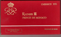 Principato Di Monaco, - Ranieri III - Serie Annuale FDC 1976 - Uncirculated