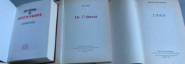 4 Livres Reliés Collection Diverses (Ed. Baudelaire : Stendhal, De L’amour ) - (Le Club De La Femme-Cercle Du Bibliophil - Lots De Plusieurs Livres