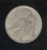 Fausse 1 Dollar Eagle USA 1922 - Tranche Striée - Exonumia - Andere & Zonder Classificatie