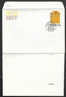 Sweden Post Letter 1976 Mailbox Postal Stationery Postal Paid Car Postmark - Other & Unclassified