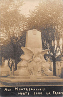 Thème: Monuments Aux Morts  Ou Lanterne Des Morts Ou Combattants 1870  : Montreuil Sur Mer 62  Carte Photo  (voir Scan) - Monumentos