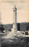 Thème: Monuments Aux Morts  Ou Lanterne Des Morts Ou Combattants 1870  :  Antigny Sur Gartempe   86     (voir Scan) - Monumenti