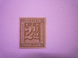 2020 - 8070  HAMBURG  N°10   (2 1/2 S.  Vert-bleu)     XXX - Hamburg