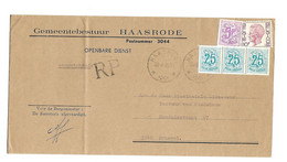 Sterstempel / Cachet Etoile  *  HAASRODE * 20.8.1976  RP Gemeentebestuur - Otros & Sin Clasificación