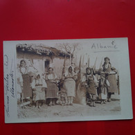 CARTE PHOTO ALBANIE 1917 FEMME SERBE - Albanië